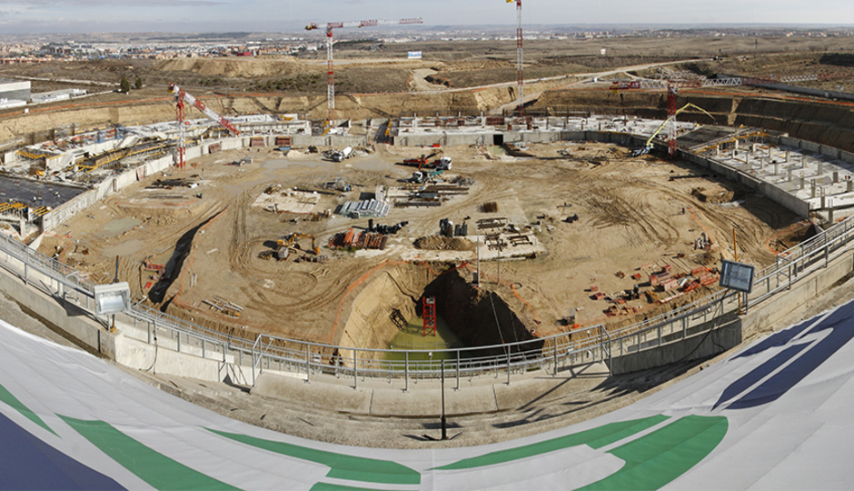 Obras Nuevo Estadio Enero 2014
